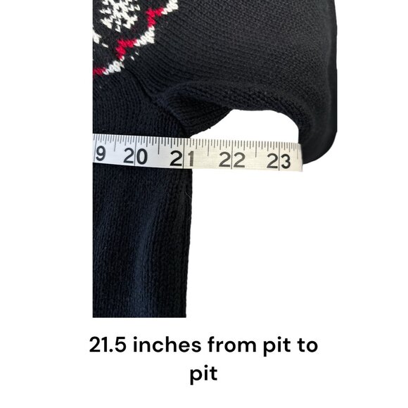 Holiday-Themed Christopher & Banks Womens Cardigan With Cardinal & Snowflake Pat - Picture 7 of 8